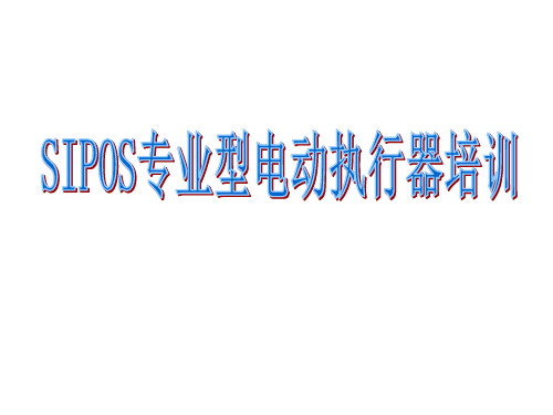 SIPOS专业型执行机构