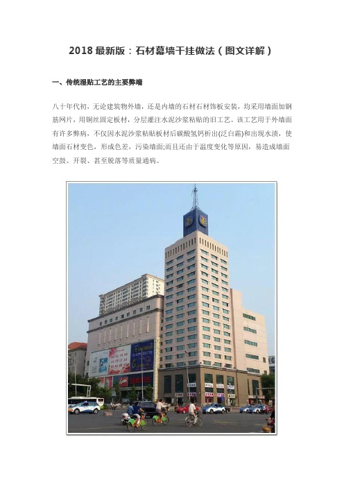 2018最新版：石材幕墙干挂做法(图文详解)