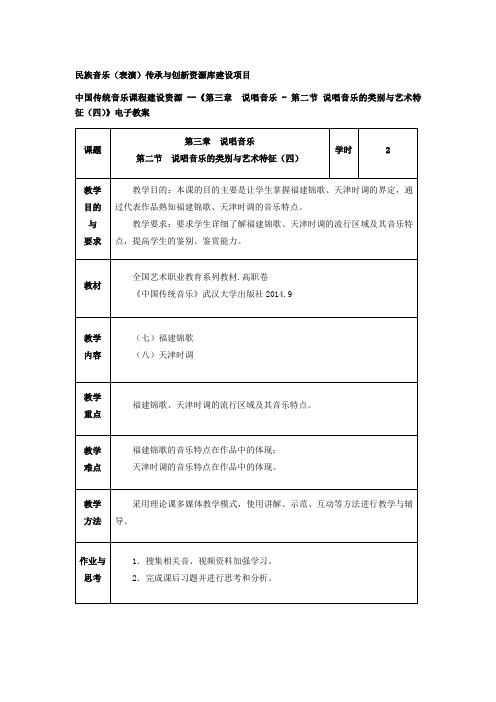 说唱音乐 - 说唱音乐的类别与艺术特征(四)讲解