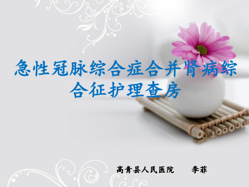 急性冠脉综合症护理查房