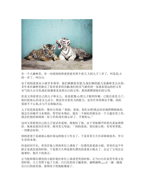 两只小老虎 - 童话故事 