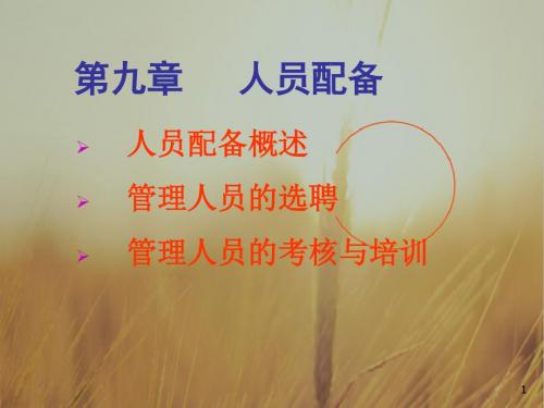 最新课件-人员配备(共42页) 精品