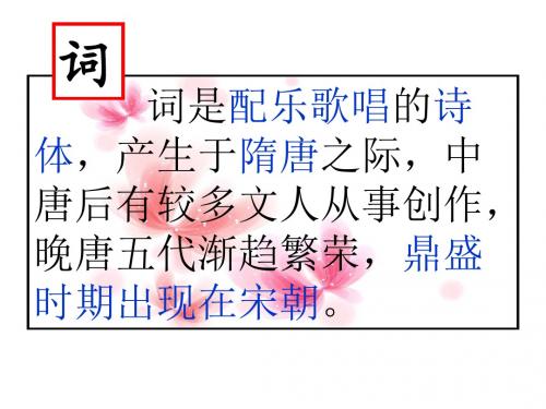 望江南 优秀精美课件