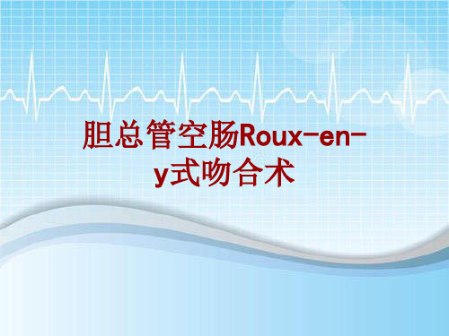 外科手术教学资料：胆总管空肠Roux-en-y式吻合术讲解模板