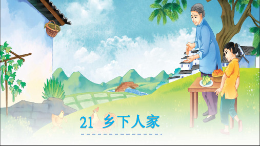 21 乡下人家——四年级下册语文人教版课件PPT