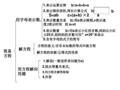 简易方程整理复习