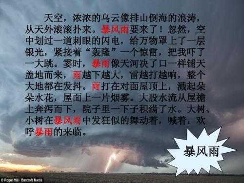 贾平凹《风雨》市优质课ppt