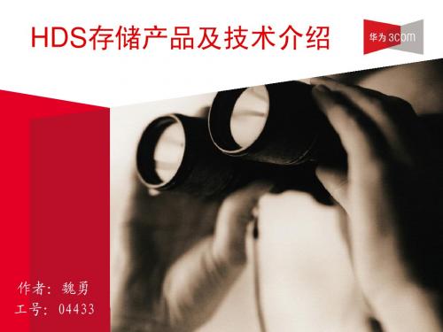专题32《HDS存储产品及技术介绍》(V1.0)