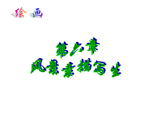 高中美术《风景素描写生》ppt课件