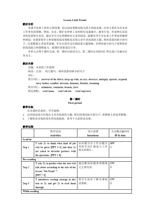 Unit14 Lesson 4 Job Trends
