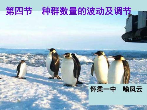 4-4种群数量的波动及调节