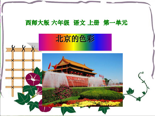 《北京的色彩》ppt教学课件全面版