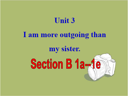 八年级英语上册Unit3 Section B(1a-1e)课件