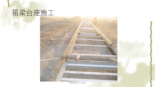 预制箱梁施工全过程ppt课件