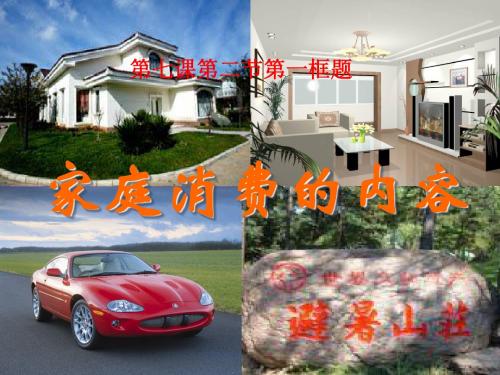 家庭消费的内容