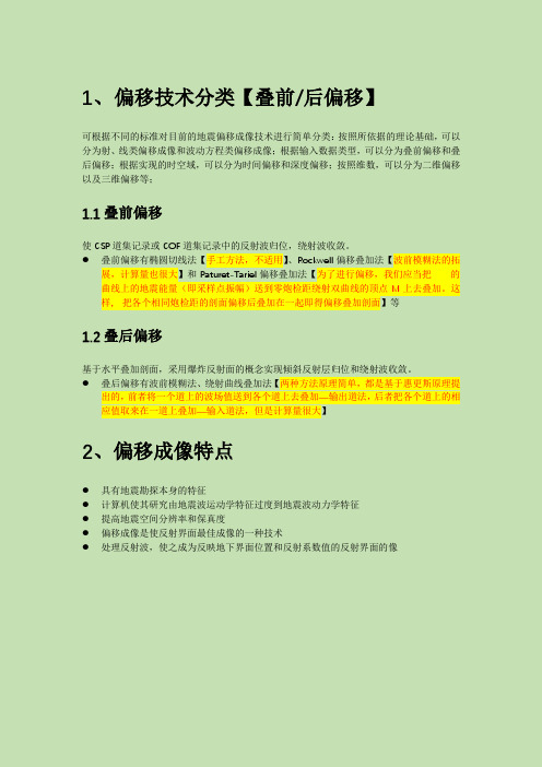 偏移成像技术
