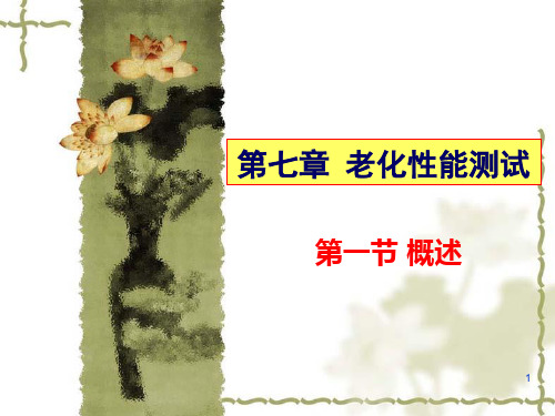 塑料老化性能测试ppt课件