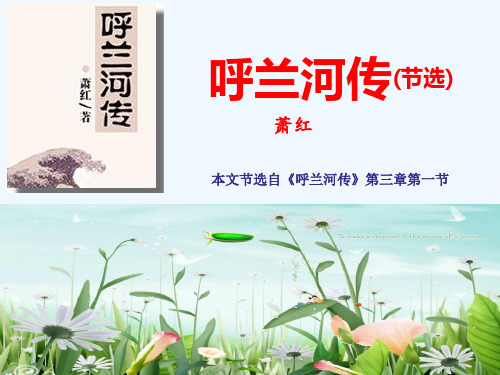 语文苏教版九年级下册《呼兰河传(节选)》