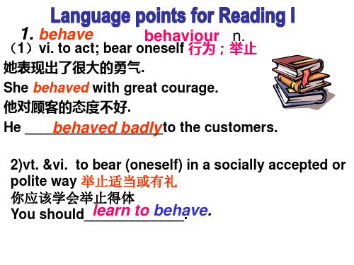 Unit1 women of achievement Language Points