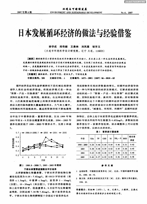 日本发展循环经济的做法与经验借鉴
