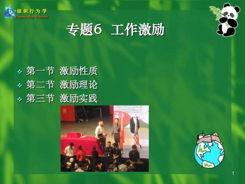 组织行为学(6)激励