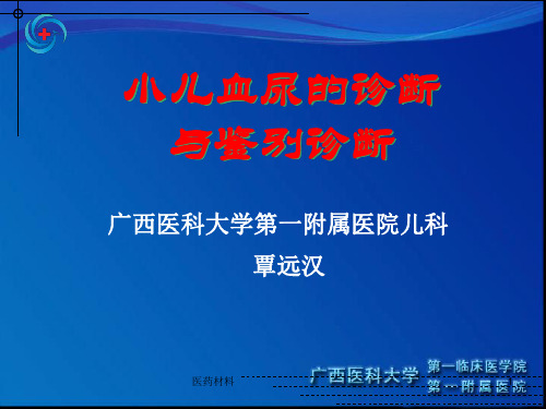 小儿血尿的诊断与鉴别诊断20zz.4(医学研究)