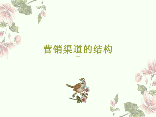 营销渠道的结构