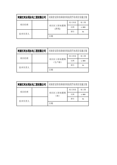 竣工图图签(1)