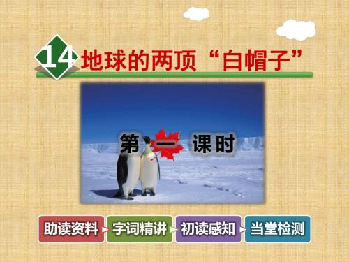 14 地球的两顶“白帽子”全课件精编版