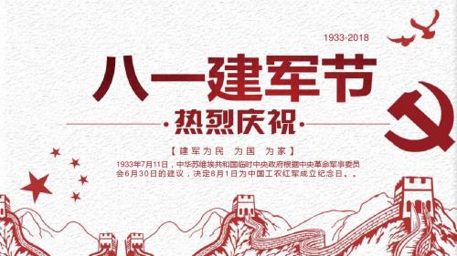 建军节活动策划ppt