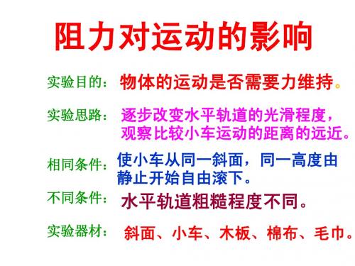 8.1牛顿第一定律ppt