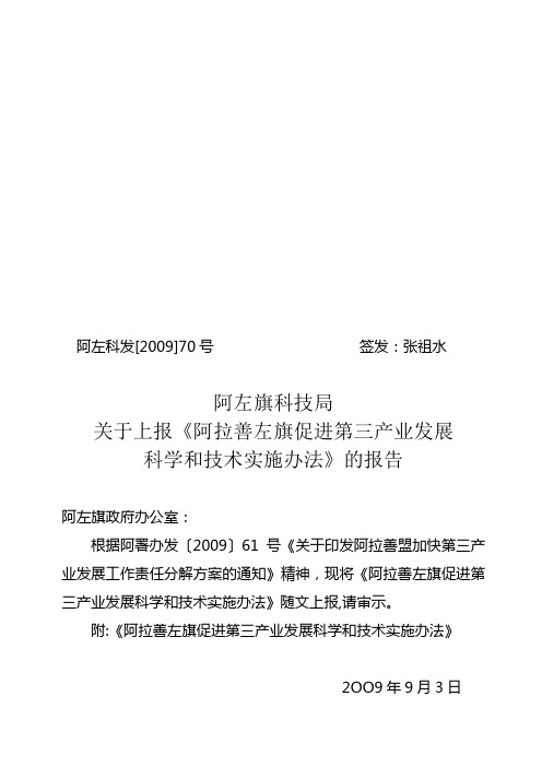 第三产业发展总体规划