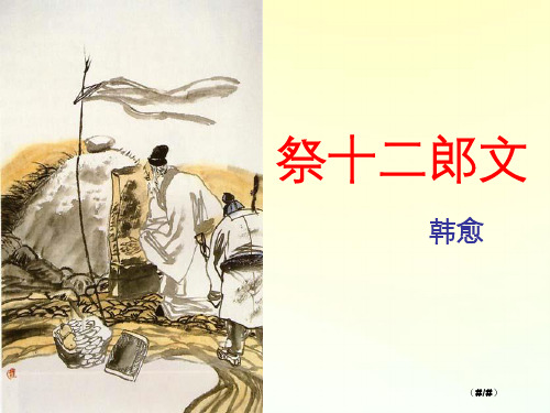 《祭十二郎文》课件公开课