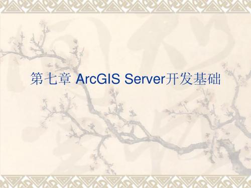 第七章 ArcGIS Server开发基础