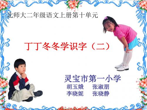 二年级语文丁丁冬冬学识字2