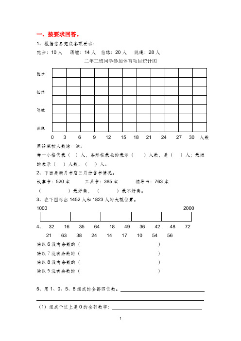 重点题(二年级下数学)