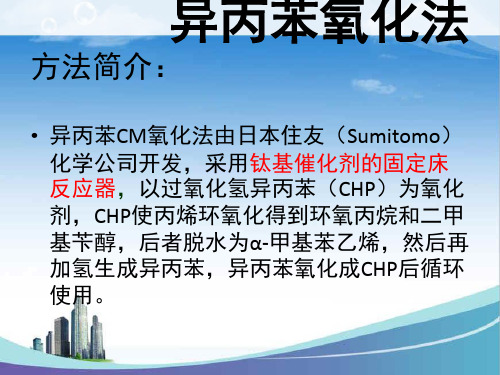 异丙苯氧化法ppt课件