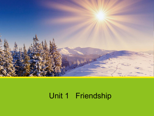 人教高中英语必修1Unit1Reading(共28张PPT)