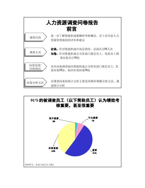 报告十：山东鲁能积成电子股份有限公司人力资源调查问卷报告.doc