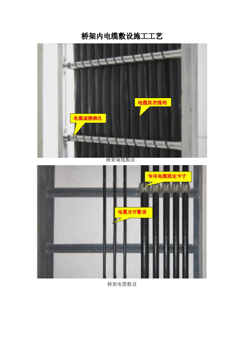 桥架内电缆敷设施工工艺