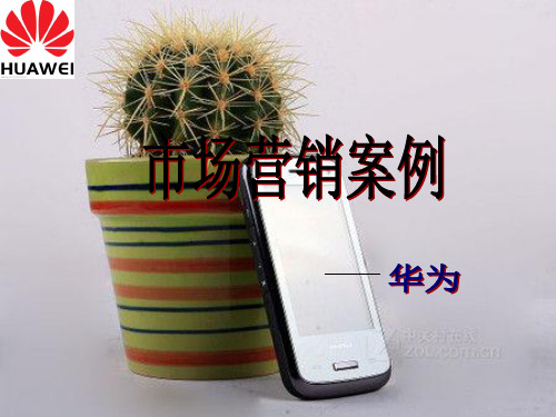华为市场营销案例