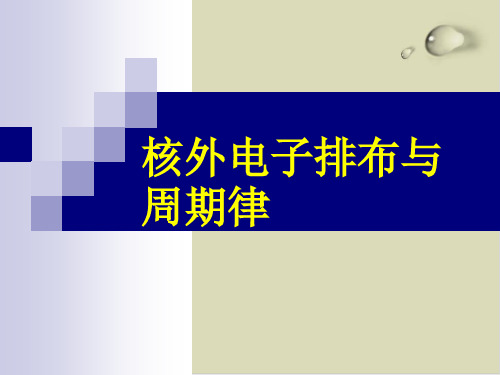核外电子排布与周期律ppt课件下载1