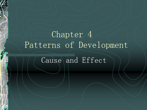 chapter 4 (7) cause and effect