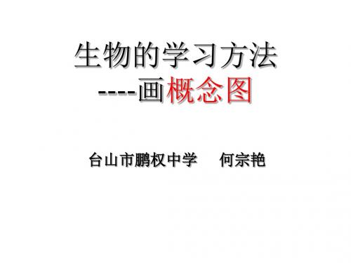 如何制作生物概念图课件.ppt