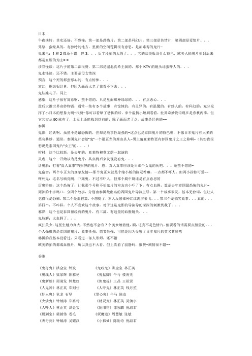 香港鬼片