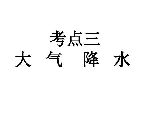 大气运动之大气降水(共15张PPT)