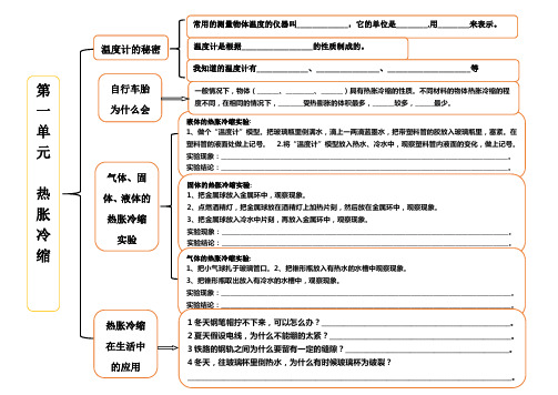 青岛版四下科学知识点