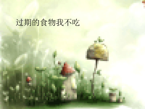 过期的食物我不吃ppt课件