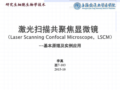 课件一-激光共聚焦扫描显微镜原理功能