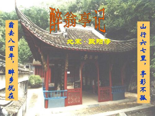 苏教初中语文九上《21醉翁亭记》PPT课件 (1)